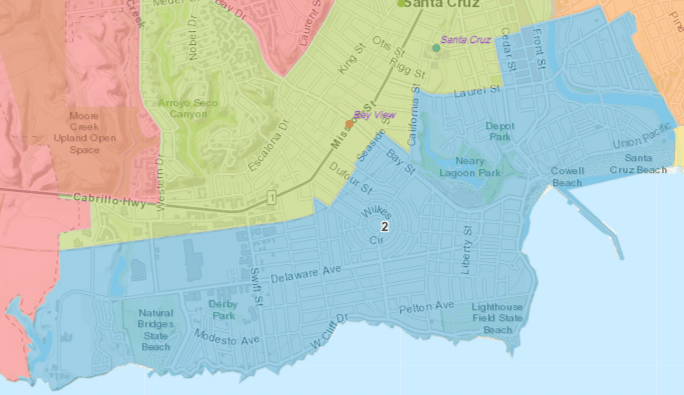 map of district two